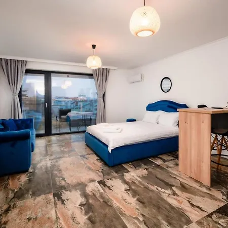 Blue Studio Apartment